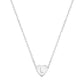Heart Initial Necklace - Hypoallergenic