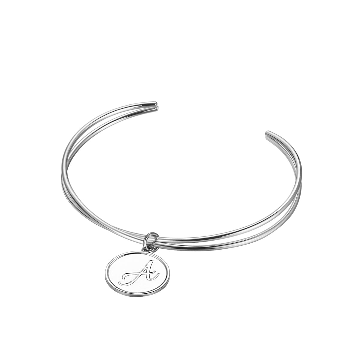 Infinity Initial Bracelet - Stainless Steel