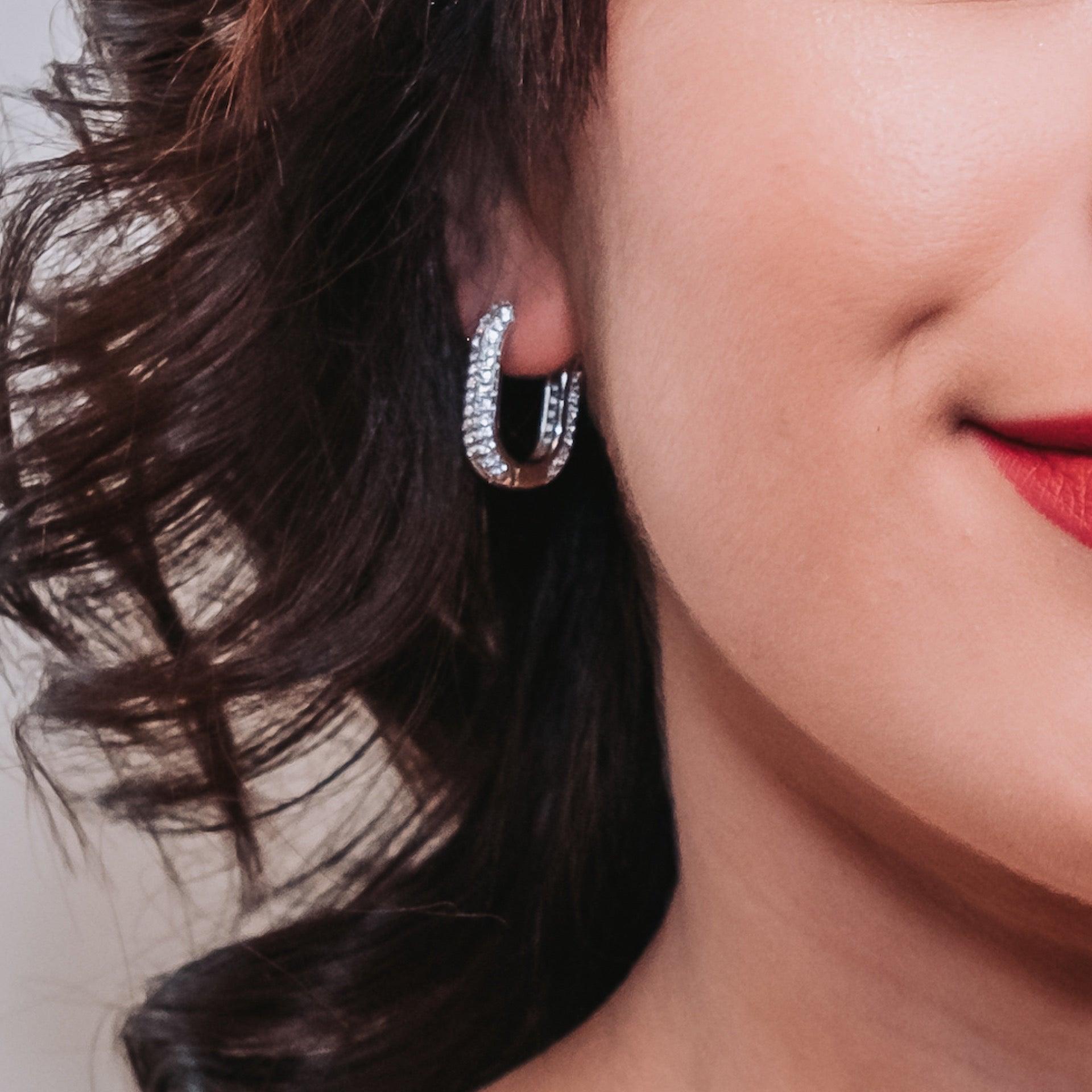 U-shape Huggie Earrings - Findings & Connections