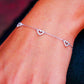 Sparkle Heart Bracelet - Findings & Connections